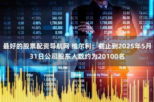最好的股票配资导航网 维尔利：截止到2025年5月31日公司股东人数约为20100名